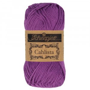 Scheepjes Cahlista Garn Unicolor 282 Ultra Violet Scheepjes Cahlista Garn Unicolor 282 Ultra Violet