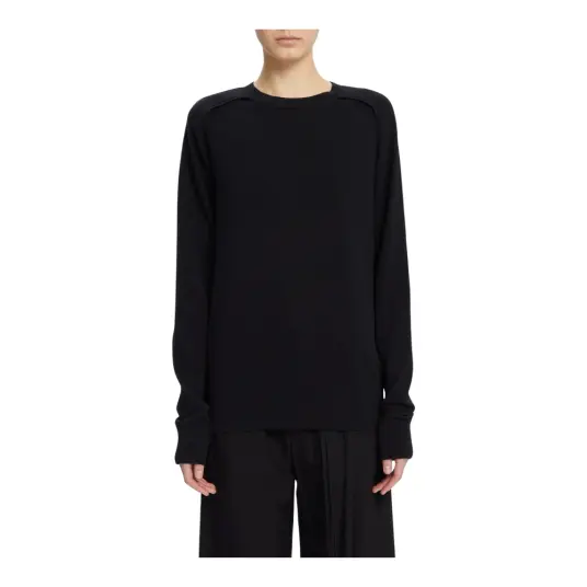 Ann Demeulemeester Dame Strikkevarer Svart S, Ann Demeulemeester Dame Strikkevarer Svart S,