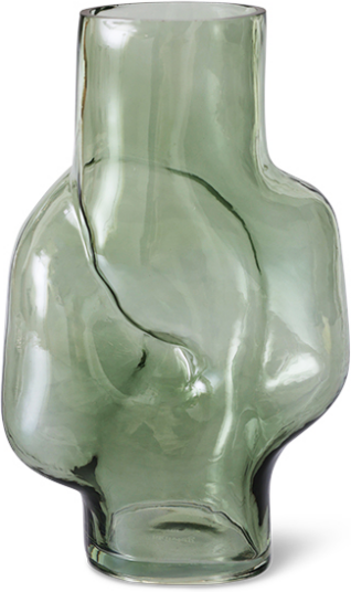 HKliving Gleam vase high Olive