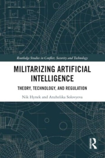 Militarizing Artificial Intelligence Militarizing Artificial Intelligence