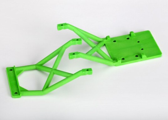 Traxxas 3623A Skid Plates Front and Rear Green Traxxas 3623A Skid Plates Front and Rear Green