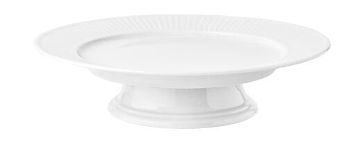 Pillivuyt Plissé fat på fot hvit - 31,5 cm