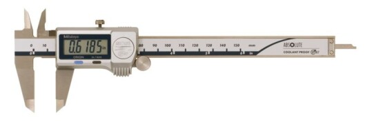 Mitutoyo 500 752 20 ABSOLUTE Digimatic Skyvelære CoolantProof 0 6in Flat Skaft IP67 Mitutoyo 500 752 20 ABSOLUTE Digimatic Skyvelære CoolantProof 0 6in Flat Skaft IP67