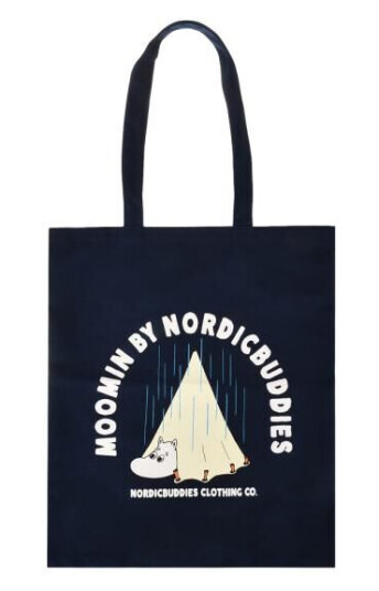 Nordicbuddies - Mummi handlenett Mumintroll marineblå