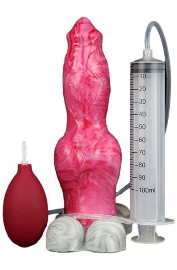 Monster Ejaculator Dildo Sortol 23 cm Monster Ejaculator Dildo Sortol 23 cm