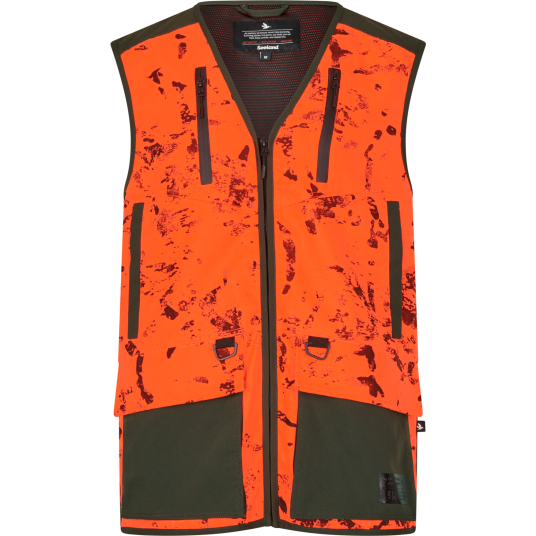 Seeland Men"s Trax Blaze Vest Orange Blaze Invis Mpc XL