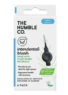 Humble Interdental Brush size 3 Blå