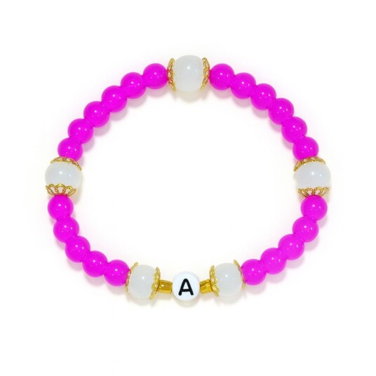 Amalies Design Armbånd A Rosa/hvit Rosa Amalies Design Armbånd A Rosa/hvit Rosa