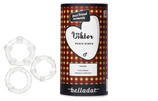 Belladot Viktor penisringer 3stk Belladot Viktor penisringer 3stk