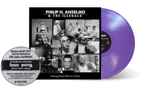 Philip H. Anselmo & The Illegals, Philip Anselmo Choosing Mental Illness As A Virtue LP/Vinyl