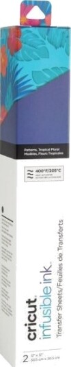 Cricut Infusible Ink™ Transfer Film Mønster 30,5 Cm X 30,5 Cm Tropiske Blomster