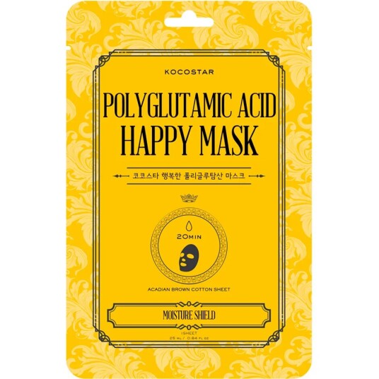Kocostar Polyglutamic Acid Happy Mask 25 ml Ansiktsmasker Kocostar Polyglutamic Acid Happy Mask 25 ml Ansiktsmasker