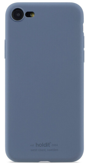 Holdit iPhone SE (2022 / 2020) / 8 / 7 Soft Touch Silikon Deksel - Pacific Blue
