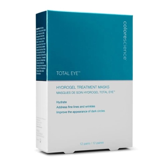 Colorescience Total Eye Hydrogel Treatment Mask pakke 12par