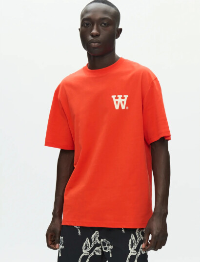 WOOD WOOD Wwliam Tee Aachest 25220 Orange L