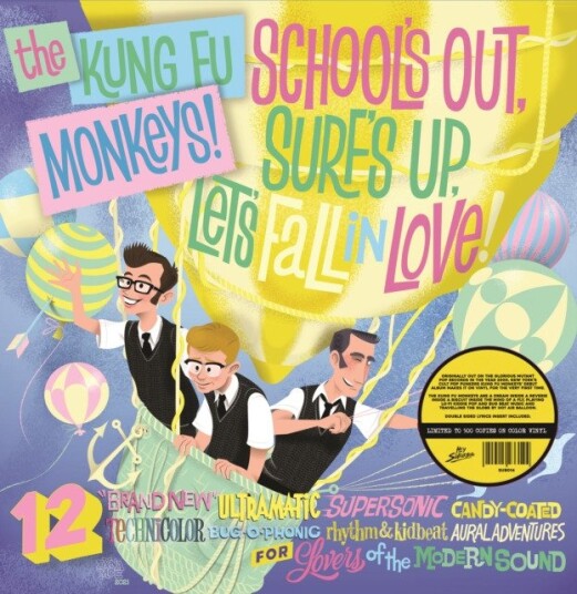 Kung Fu Monkeys Schools Out Surfs Up Lets Fall In Love Uk Vinyl