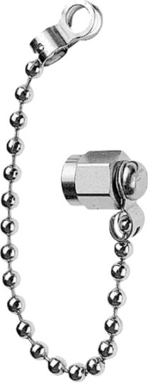 Telegärtner Sma-Dekselhette Med Kjetting, Gull (Standard) (Ve ??) (H00040a0011)