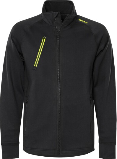 Fristads 4870 PY Fleecejacka svart 4XL Klær