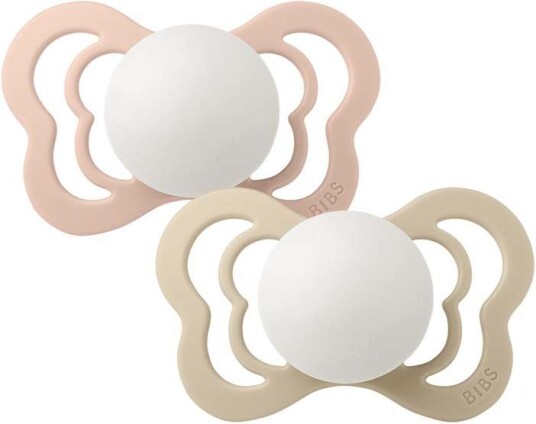 Bibs Couture Glow Smokk 2Pk Blush Night/vanilla Night