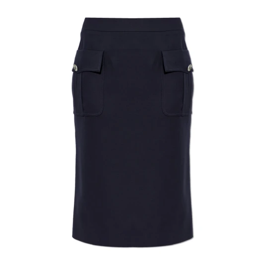 Alexander McQueen Dame Skjørt Blå S, Alexander McQueen Dame Skjørt Blå S,