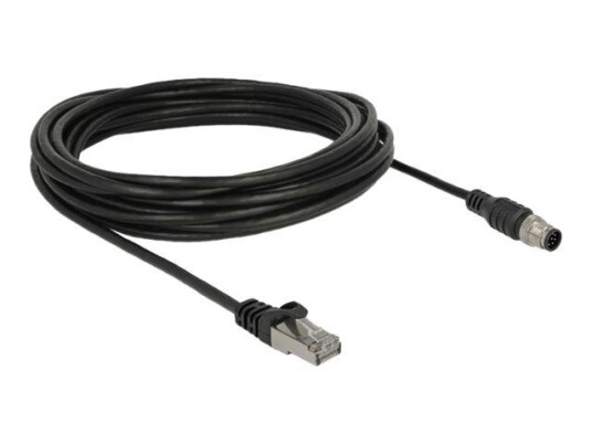 Delock 10 m Koblingskabel RJ-45 Cat 6 Svart