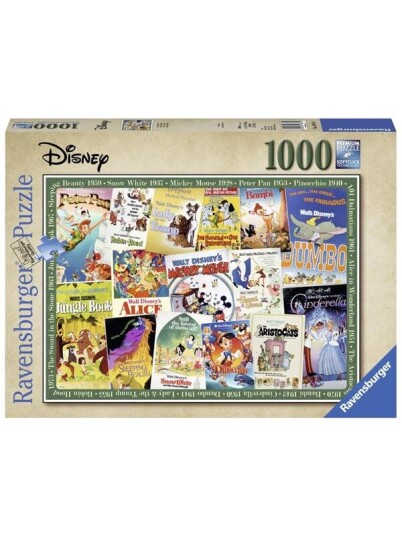 Ravensburger Disney Vintage Movie Post.1000p Gulv