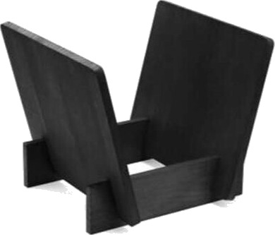 Dynavox St40 Sort Platestativ Med Plass Til 40 Plater