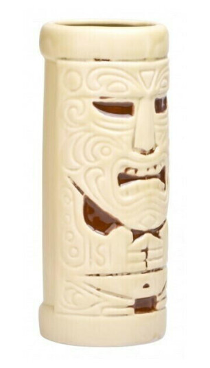 Tiki Glass - Aztec i Beige (490 Ml)