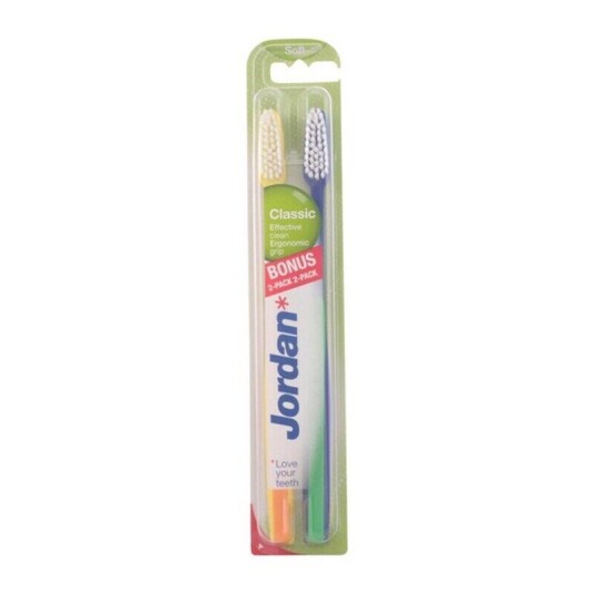 Jordan Tannbørste Classic 2 Uds