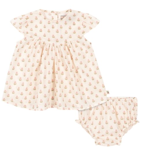 Konges Sløjd Kjole m. Bloomers   Pacey   Carta Fiori   Konges Sløjd   74   Kjole Beige Rosa