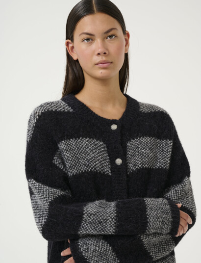 Karen By Simonsen Kbrullja Cardigan - Grey - XL