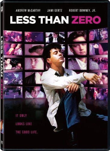 Less Than Zero DVD Less Than Zero DVD