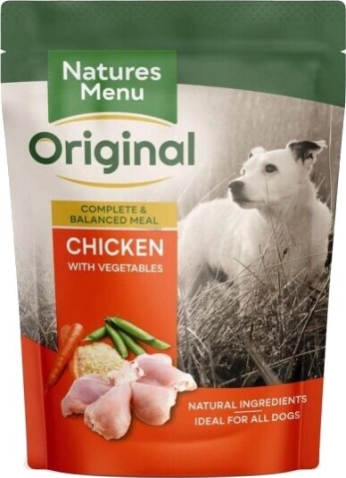 Natures Menu Hundefôr Kylling 300 g – Komplett Våtfôr til Voksne Hunder