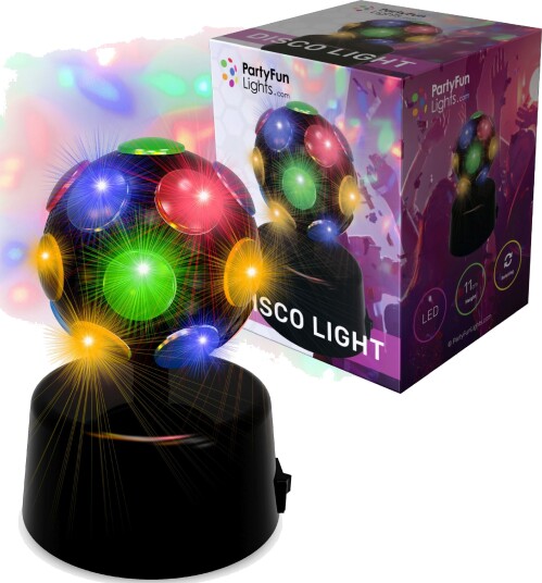 Party Funlight Mini disko lampe : 9.2cm Party Funlight Mini disko lampe : 9.2cm