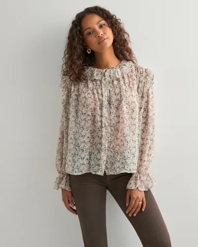 Vero Moda Blomstrete Vmpetra Ls Shirt Wvn Ga Noos