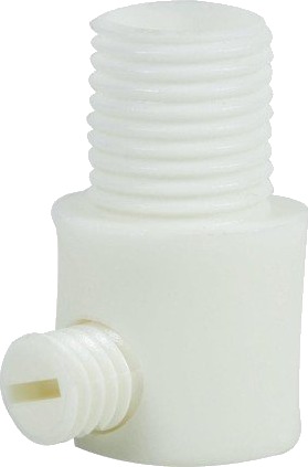 Ledningsaflaster - Plast-Hvit Ledningsaflaster - Plast-Hvit
