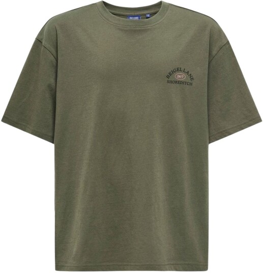 Only & Sons Easton t skjorte til gutt olive night 146/152 146/152