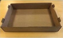 Papkasse 600X400x110 Mm B80l Med Fals Til Stabling Brun,Stk