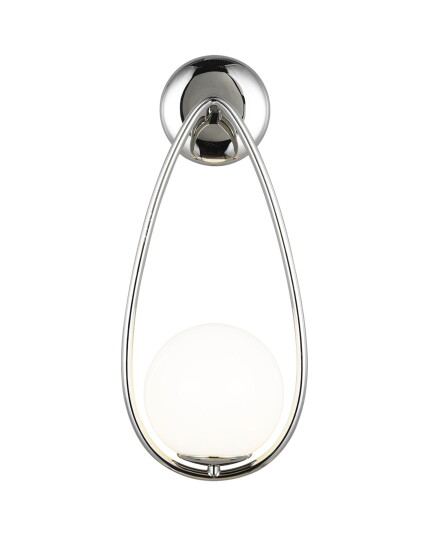 Visual Comfort Galassia One Light Sconce Nickel