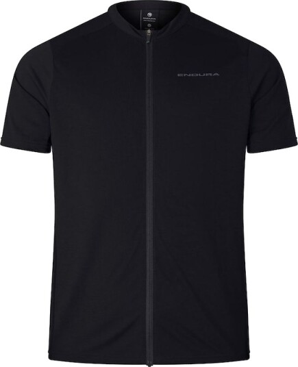 Endura Loop Zipped sykkeltrøye korte ermer svart herre