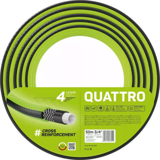 Cellfast Quattro Hageslange - 3/4"x50m Cellfast Quattro Hageslange - 3/4"x50m