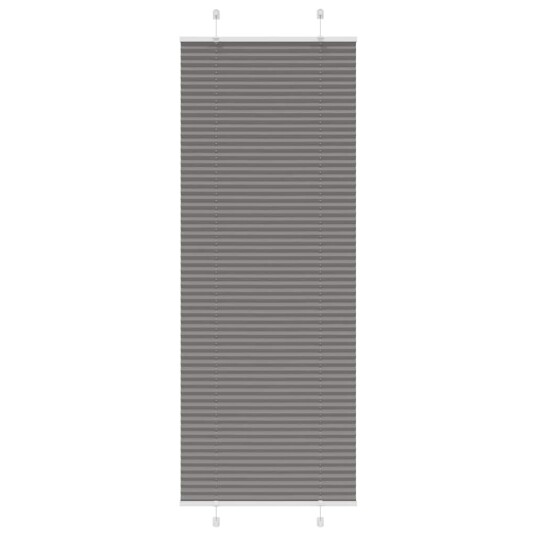 plisségardin antrasitt 75x200 cm Stoff Bredde 74,4 Polyester
