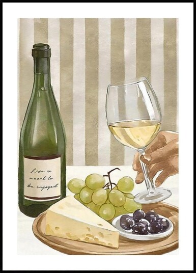 Life is meant to be enjoyed Poster Plakat / 50x70cm