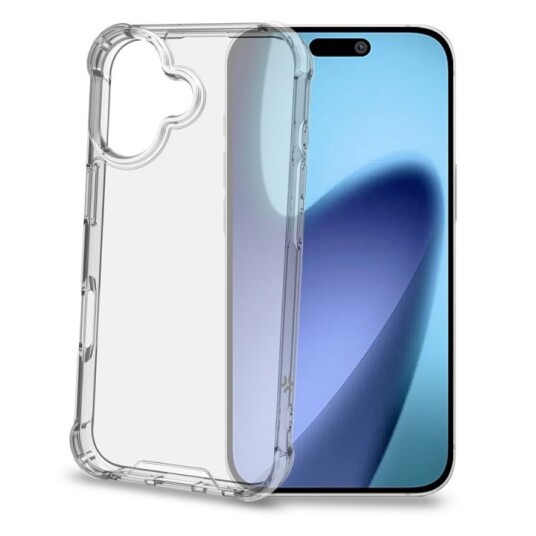 Celly Armor Støtsikkert Deksel til iPhone 17 Pro Max Transparent