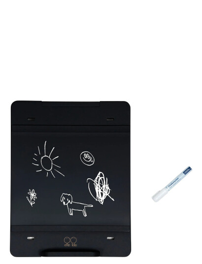 Ette Tete Double Sided Blackboard With Chalkmarker   Black   48X 37X 7CM