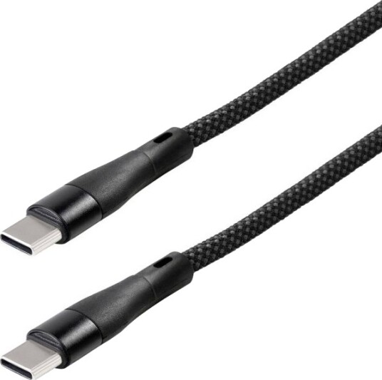 Maxtrack Usb-Kabel Usb 2.0 Usb-C®-Plugg 1 M Svart Spiral-Kabel Forgyldte Kontakter C532-1L C532-1L
