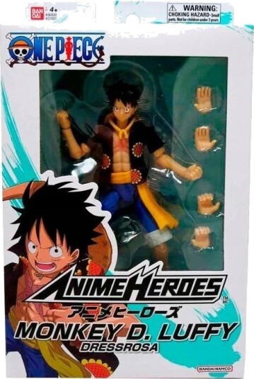 Bandai Anime Heroes One Piece Monkey D. Luffy Dressrosa
