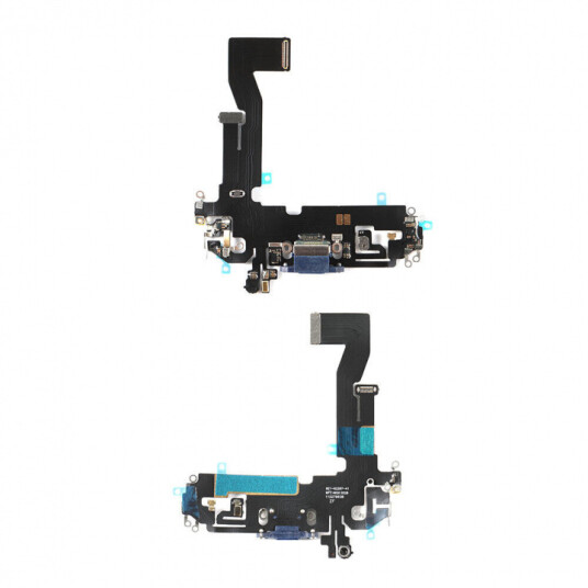 Ladekontakt med flex for iPhone 12 Pro Blå Ladekontakt med flex for iPhone 12 Pro Blå