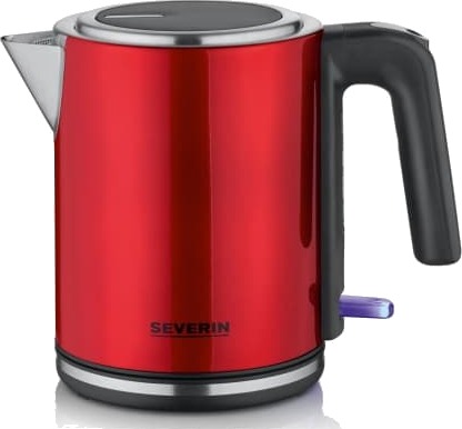 Severin WK 3427 Vannkoker 2400 W med Vannivåindikator og Trådløs Design, 1 L Sort/Rød Severin WK 3427 Vannkoker 2400 W med Vannivåindikator og Trådløs Design, 1 L Sort/Rød