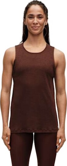 Casall Soft Texture Tank Dame Dark Brown 34